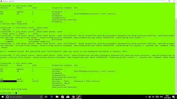 Create CIFS Share NetApp Cmode 9.4