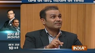 Aap Ki Adalat: Dhoni Should Not Retire till the Next World Cup, says Virender Sehwag