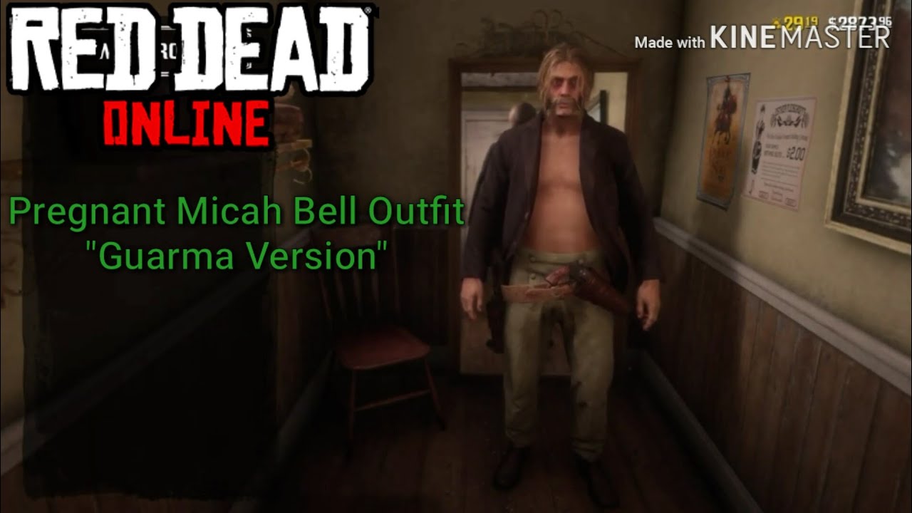 RDR2 Online - Pregnant Micah Bell Outfit (Guarma) version - YouTube
