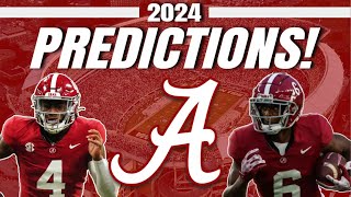 Alabama 2024 College Football Predictions! - Crimson Tide Full Preview