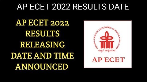 AP ECET 2022 RESULTS RELEASE DATE| AP ECET 2022 RESULTS RELEASING TOMMOROW