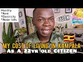 MY COST OF LIVING IN KAMPALA AS A 22YR OLD,monthly rental, electricity,water bills ft tips to do it