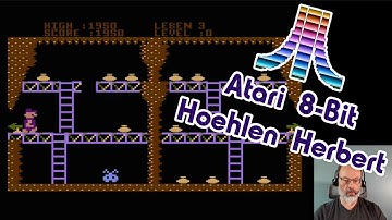 Atari 8-Bit Game Play, Hoehlen Herbert