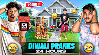 Iphone 14 Vs VIP Crackers 😱| I Did Prank on Ronish For 24 Hours 😂- Jash Dhoka Vlogs