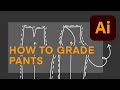 HOW TO GRADE PANTS IN ADOBE ILLUSTRATOR- THISISKACHI DIY