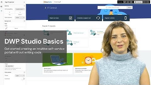 BMC Helix Digital Workplace (DWP) Studio Basics