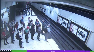 BART passengers and train operator work together to save a life