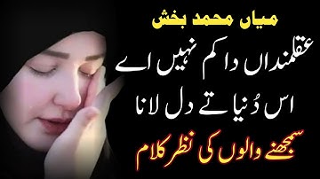 MIAN MUHAMMAD BAKHSH 2025 | Heart Touching Punjabi Kalam | SAIF UL MALOOK | By Zaman Ali