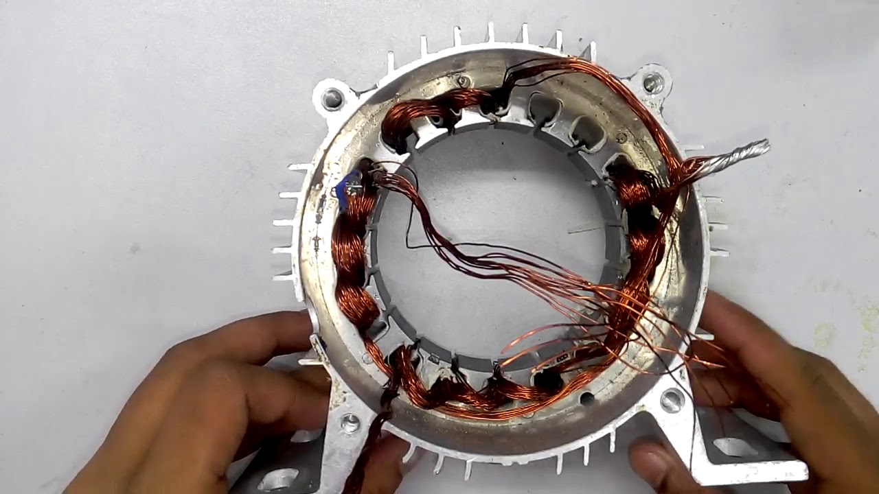 BLDC Motor Rewinding রিক্সা ভ্যানের ডিসি মটরের কয়েল বাধাঁ জেনে নিন ...