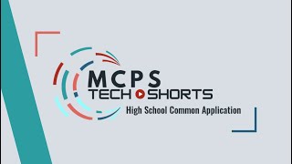 MCPS High School Common Application