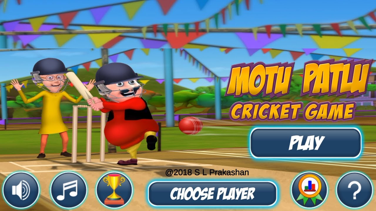 Motu Patlu Cricket Game | motu patlu game - YouTube