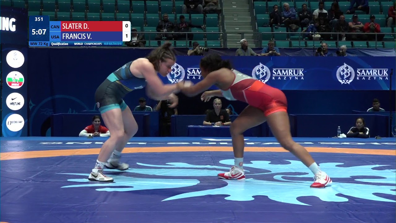 Qual. WW - 72 kg: D. SLATER (CAN) v. V. FRANCIS (USA)