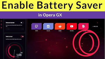 How to Enable Battery Saver in Opera GX?