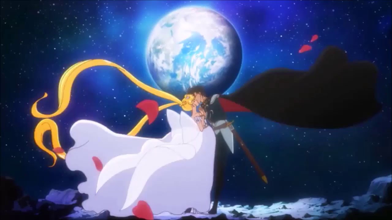 Sailor Moon (Serena y Darien) algunas versiones de la caja de música/ Moonlight Densetsu (music box)