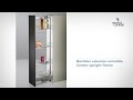 Vídeo: Coluna Extraível Responsável para Armário de Cozinha
