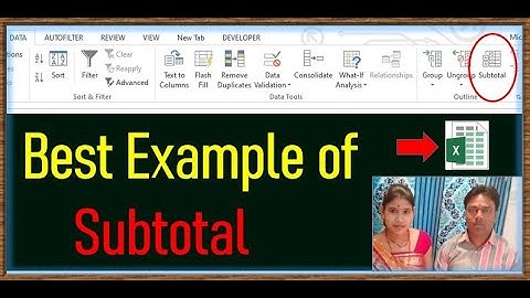 Excel Data Tab: Mastering Subtotal Options for Data Analysis (Best Examples)