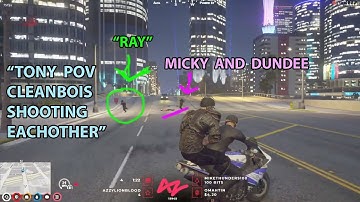 Tony POV CLeanBois Shooting Each other | NoPixel GTA RP