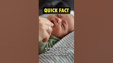 🤔 Do babies really cry in different accents? 🗣️ Let me know in the comments👇#baby #facts #shorts