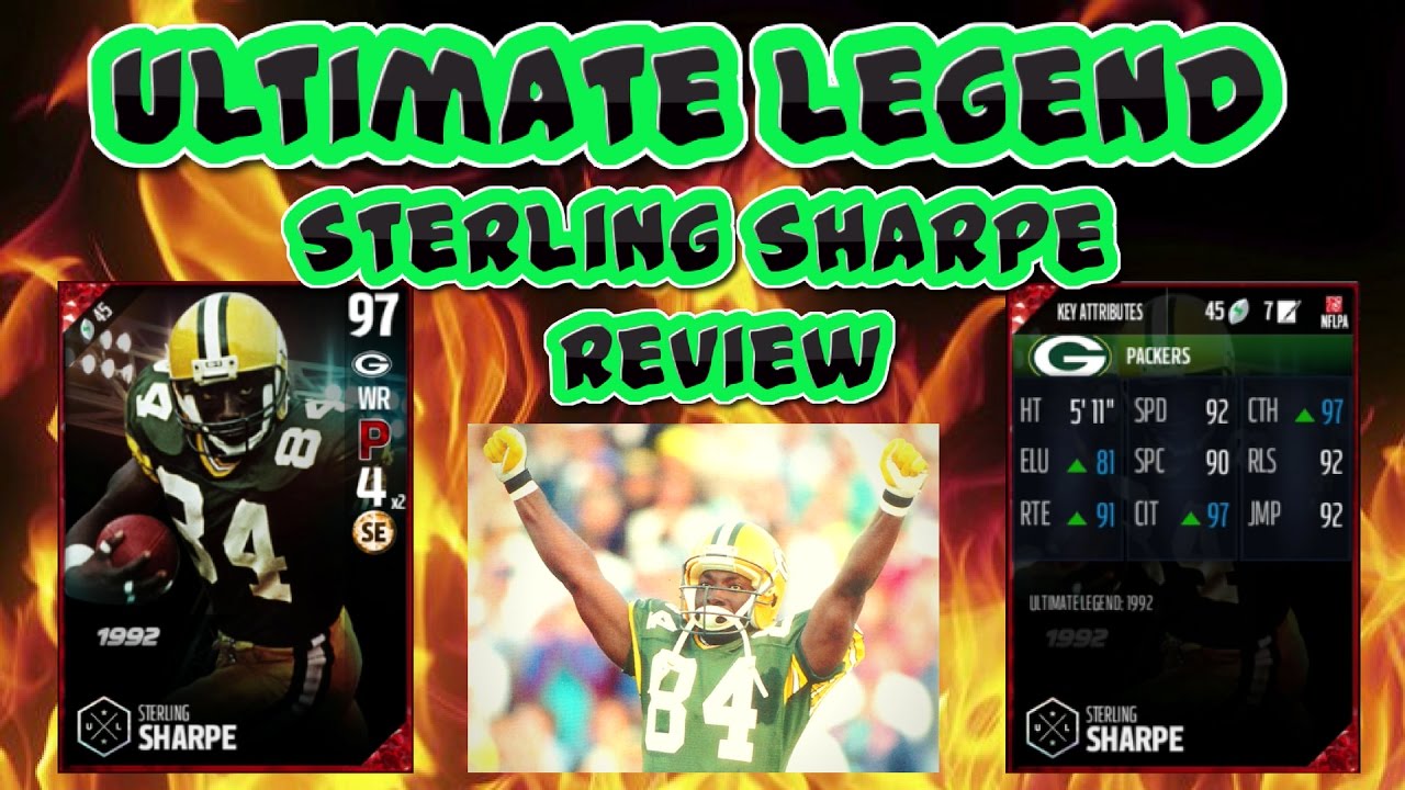 97 Ultimate Legend Sterling Sharpe Review! - Madden 17 Ultimate Team