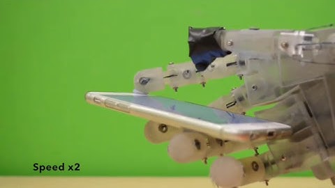 Etho Hand dexterity demonstration of in-hand object manipulation.