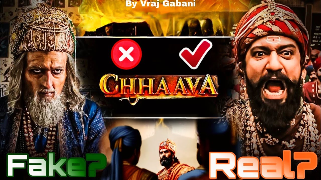 Chhaava - The Real Story Of Chatrapati Sambhaji Maharaj || Maratha Warrior | By Vraj Gabani ||