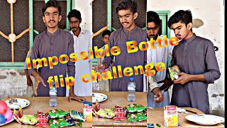 Impossible Bottle flip challenge|get pie face