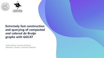 A Cracco. Extremely-fast construction & querying of compacted & colored de Bruijn graphs w/ GGCAT
