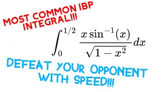 Most Popular IBP Integral You Must Know! (w/ Race) [MIT Integration Bee 2012]