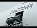 Driving the new Range Rover Sport through a Boeing 747