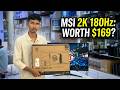 $169 Gaming Monitor?! MSI MAG275CQF E18 27" 2K 180Hz Unboxing