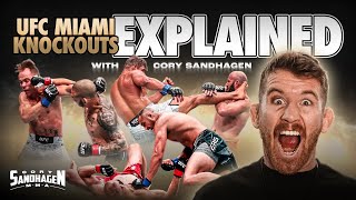 UFC Miami Knockouts EXPLAINED | UFC 327 with Cory Sandhagen *Breakdown* 