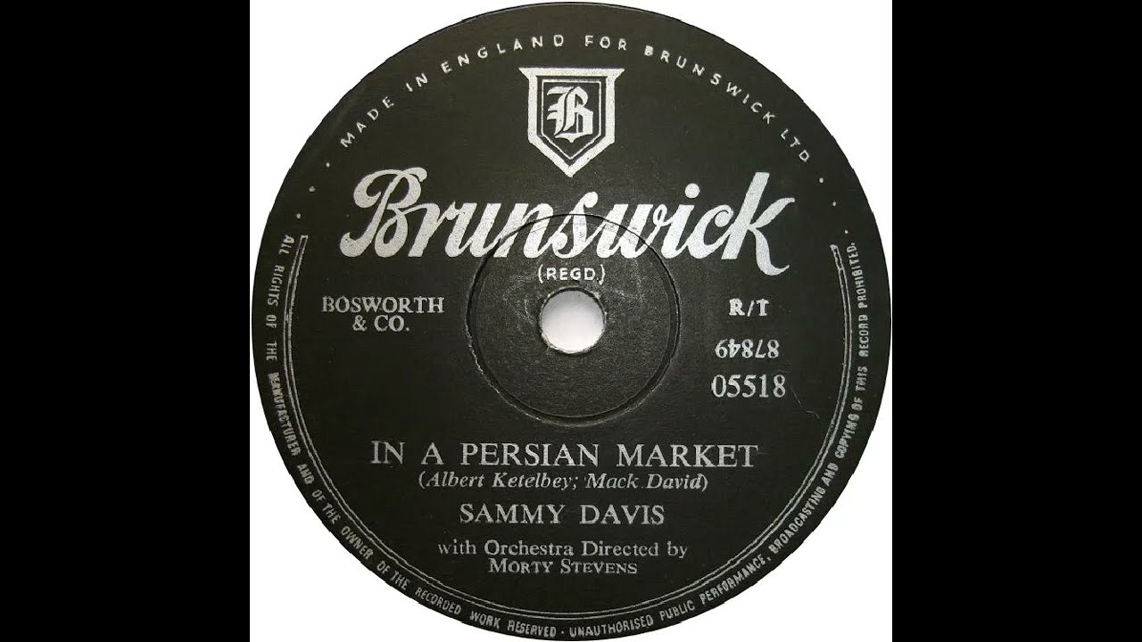UK New Entry 1956 (65) Sammy Davis Jr. - In A Persian Market