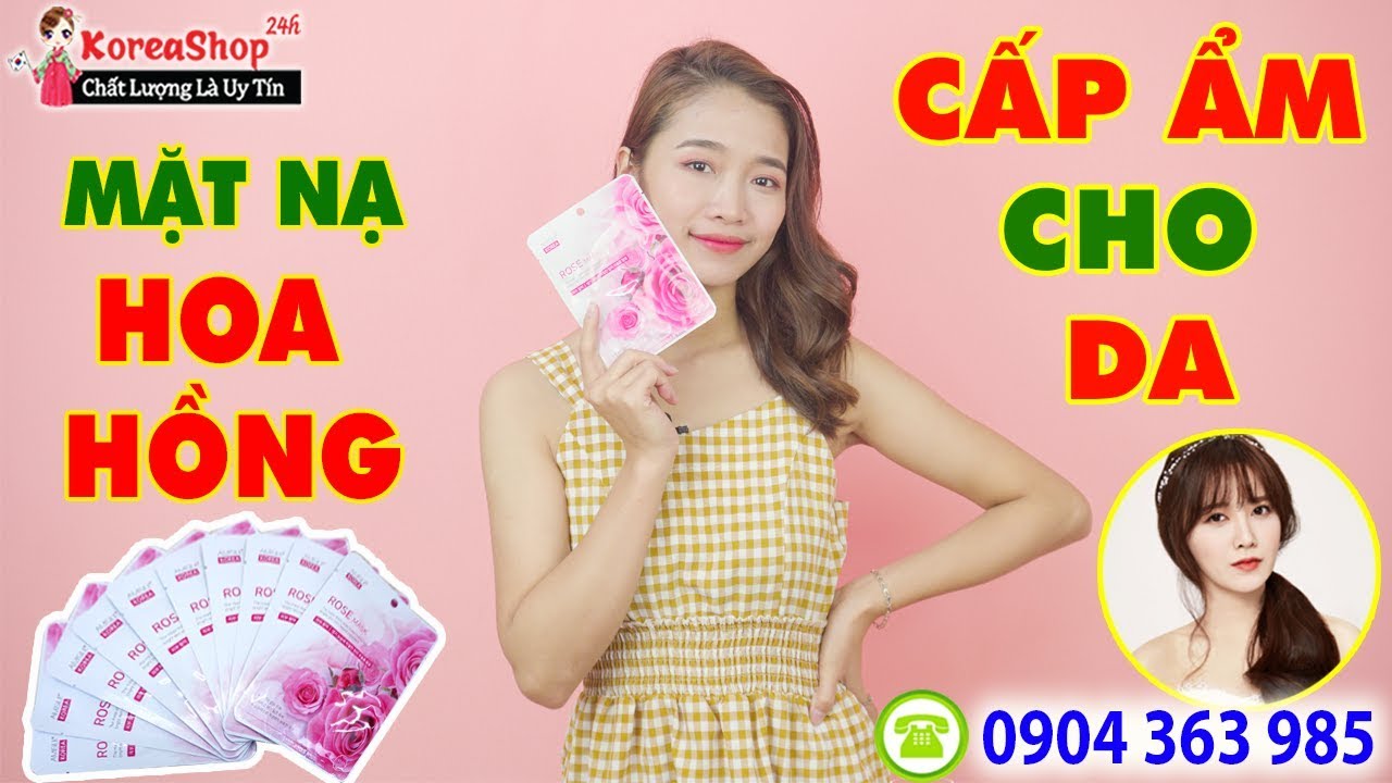 Mặt Nạ Giấy Hoa Hồng Hàn Quốc Dành Cho Da Mụn Da Dầu Giúp Trị Mụn , Dưỡng Trắng Da Và Dưỡng Ẩm . | Khái quát các nội dung liên quan đến matnahoahong chi tiết nhất