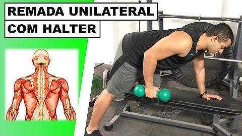 Remada unilateral com halteres (serrote): POTENCIALIZE seu TREINO - Prof. Matheus Gomes