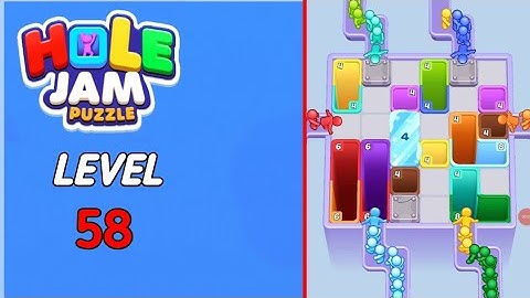Hole jam level 58 solution walkthrough 