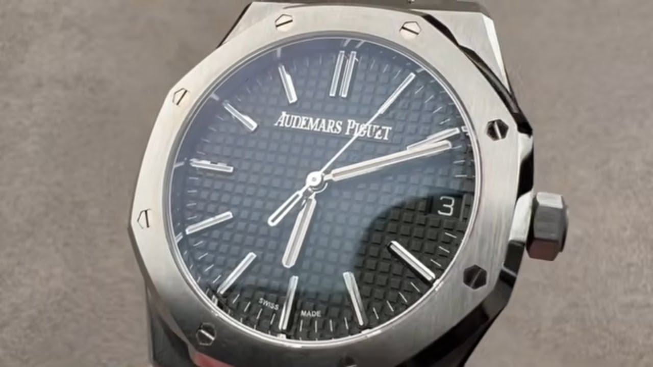 Обзор часов Audemars Piguet Royal Oak с зеленым циферблатом - 15510ST.OO.1320ST.09 - 41 мм "50-ле...