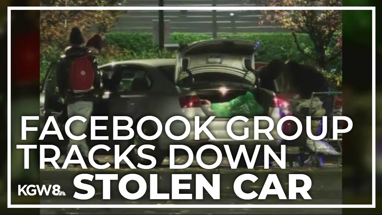 Facebook group finds stolen car in Portland - YouTube