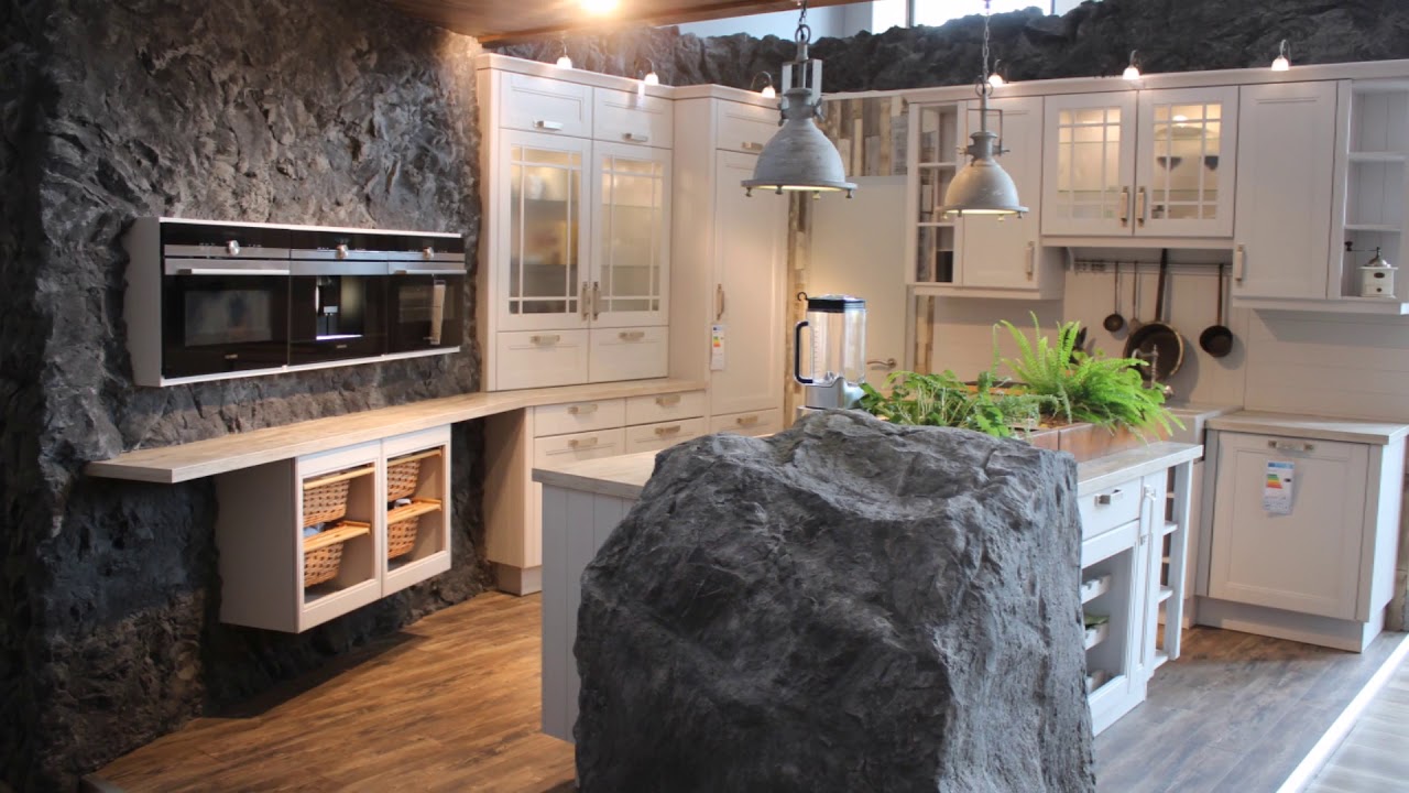 Kunstfelsen in der Küche