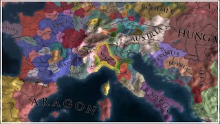 EU4 - Timelapse - Forming Roman Empire as Milan 1.31