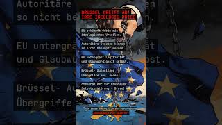 EU's Doppelmoral entlarvt: Brüssel bekämpft Autoritarismus mit EIGENEM Terror!