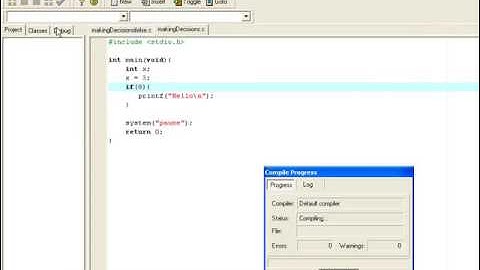 C Programming 101 - Making decisions with the if statement