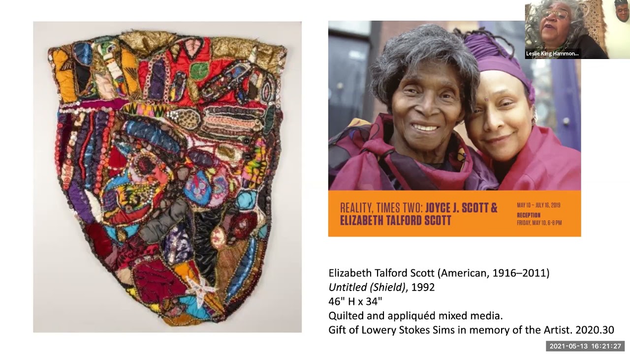 Stitches and Stories: The quilts and fiber art of Elizabeth Talford Scott