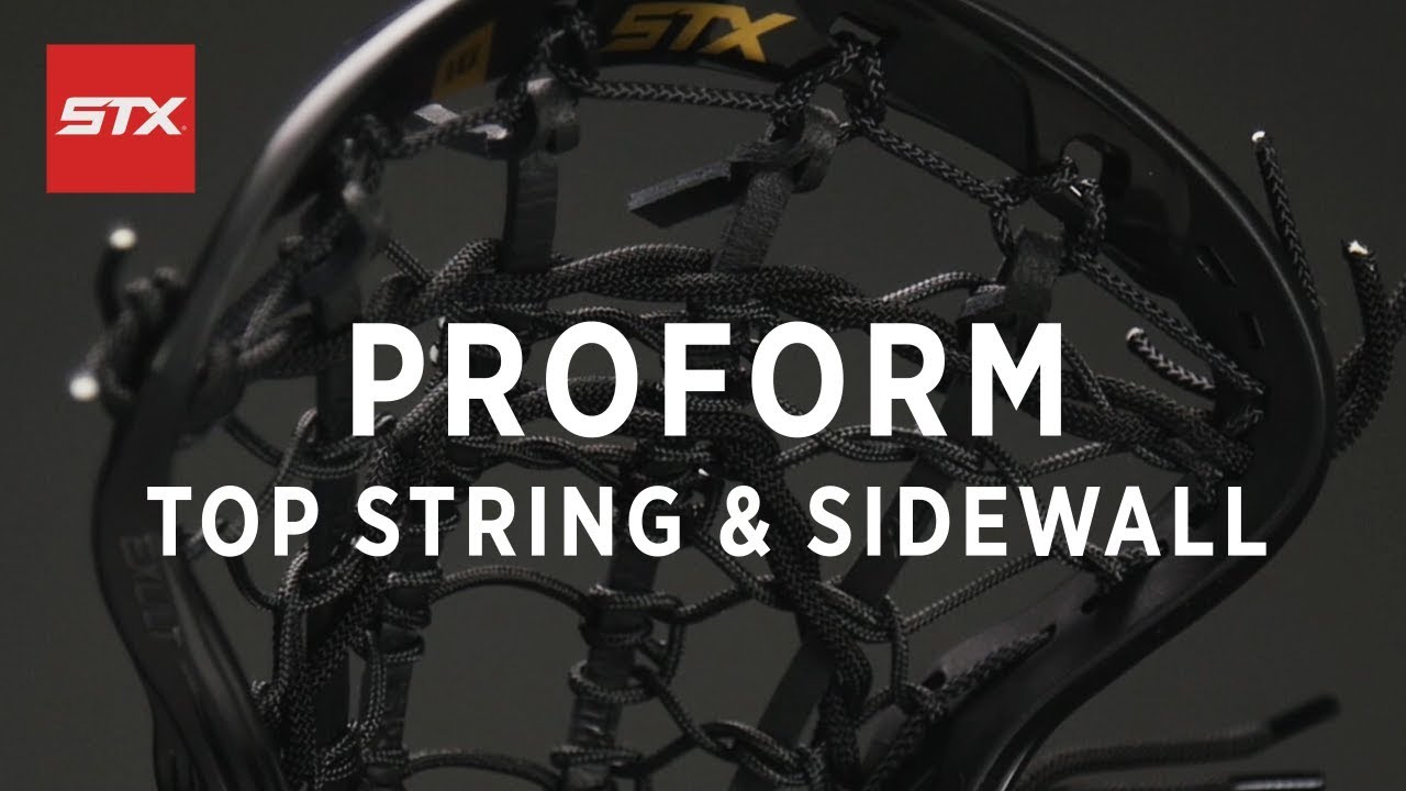 STX ProForm Pocket Stringing Tutorial - Top String & Sidewall