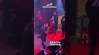 Math Hoffa Dropping Bars Live 💯🔥🔥🔥Must see 🎤 #hiphop #livefreestyle #rap #mathhoffa #rapbeat