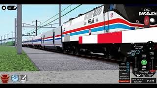 Roblox Arslink P42DC Pencilvanian bypassing at the crossing gates