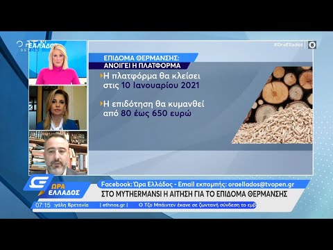 Στο MYTHERMANSI η αίτηση για το επίδομα θέρμανσης | Ώρα Ελλάδος 22/12/2020 | OPEN TV