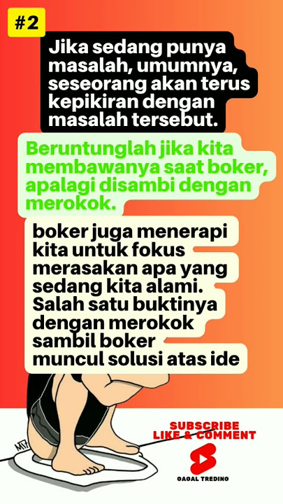3 Manfaat Merokok Sambil Boker #shorts #fyp