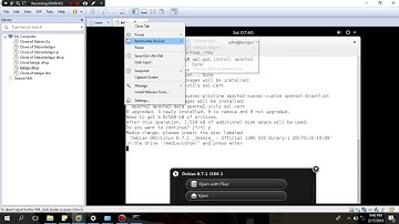 5.Melakukan Install Apache di debian 8 di vmware
