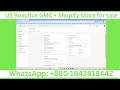GMC1 USA Reactive GMC with Shopify Store for Sale | Full E-commerce Solution | Fix GMC 24