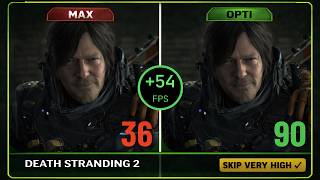 Death Stranding 2 – Don't Use Very High! Best Settings RTX 4070 Ti [1440p]